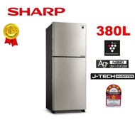 Sharp SJ3822MSS 2 Door Fridge 380L J-Tech Inverter Refrigerator