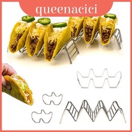 Premium Food Grade Stainless Steel U-shaped 2-slot Taco Rack For Tables