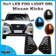 Nissan Kicks 3 in 1 LED Foglight Cover DRL