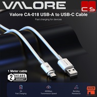 VALORE CA-018 (USB-A to USB-C Cable)(1m)
