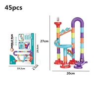 new 50-142PCS Marble Run Race Track Building Blocks Kids Toys 3D Maze Ball Roll Toy DIY Marble Run R