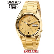 Seiko 5 Automatic Gold Dial SNXL72K1 Men's Watch