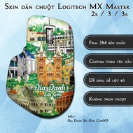Logitech MX Master 2s / 3 / 3s mouse sticker Skin Chib005 Placement model | 3m Anti-slip Film Sticke