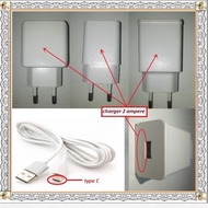 2A charger cable charger usb type C data fast charging xiaomi note 8