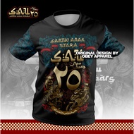 Santai Anak Utara Newyears 2025 Sublimation Tshirt • Baju Santai Anak Utara 2025 • Baju Ride Santai 