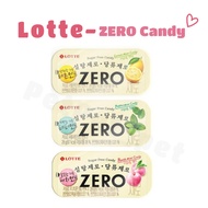 [Korean Lotte] Zero Sugar Free Candy 28g  |  Lemon Mint | Peppermint | Peach Mint | 98% Sugar Free l
