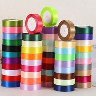 Satin Ribbon Wide Width 2.5CM Length 22 Meters HAZ Single 2.5CM (25 Mm.) 25 Yards/Roll