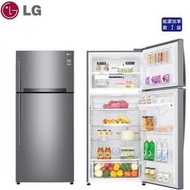 LG GN-HL567SV銀色 438L 雙門直驅變頻上下門電冰箱