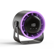 Moobibi พัดลมตั้งโต๊ะ ปรับความเร็วได้ 100 ระดับ สายUSB เสียงการทำงานเงียบ แบตเตอรี่แบบชาร์จไฟได้ รับ