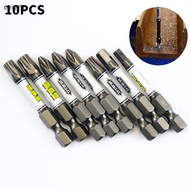 [ceight] New 1/4 Screwdriver Bit Set Impact Drill Batch Head Torx Hexagonal Cross Head Magnetic Tamp