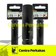 MATA [ONE] Mlr-b13660 17mm Impact Deep Wall Socket 17mm Mollar Eye Socket Impact Length 17mm