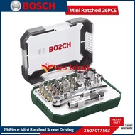 Screwdriver Bit Set 26 Pieces with Ratchet BOSCH