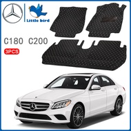 Little Bird พรมปูพื้นรถยนต์ Mercedes Benz C C-Class C180 C200 Cgi C220 Cdi C200 C250 C300 C350 W203 