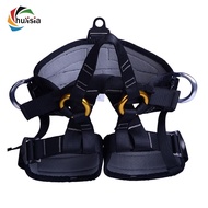 chulisia Safety Harness Tree Climbing Rappel Sitting Seat Bust Waist