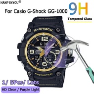For Casio G-Shock GG-1000 GG1000 GG-1000GB GG-1000RG Sport Smart Watch Ultra Clear / Anti Purple Light 2.5D Tempered Glass Film Screen Protector Guard