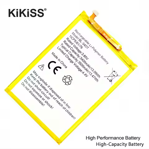 Mobile Phone Battery 3400Mah BL-34DT Durable For Tecno Phantom 9 Phantom9 CC9 AB7 Camon 12 Pro CAMON