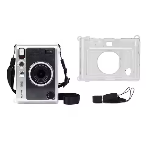 Mini EVO Camera Clear Case for Fujifilm Instax Mini EVO Instant Film Camera Portable Transparent Cam