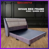 Vedourstyle Fabric Bed Frame Bed Queen Bed King /Queen/King Size Divan Bed Katil Kayu