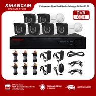 XIHANCAM Paket CCTV 4 Channel 4 Kamera CCTV Analog 2MP Paket DVR CCTV 8 Channel Komplit Siap Pasang