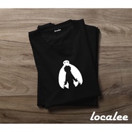 BAYMAX SHILOUETTE BLACK TSHIRT-UNISEX BAYMAX BLACK T-SHIRT