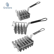 [nvnrbso] Taco Holder Basket Taco Fryer Deep Fryer Burritos Cake with Grip Handle Fryer Basket Kitch