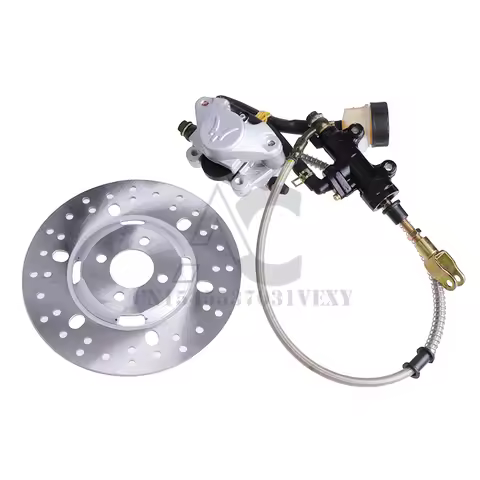 Motorcycle Rear Disc Brake Assembly Caliper Cylinder for Dirt Pit Bike ATV Gokart 110cc 125cc 200cc 