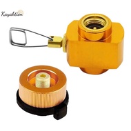 Kayaktion Stove Propane Refill Adapter Flat Tank Conversion Adapter Gas Filling Butane Butane Cylind
