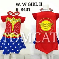 Superhero Costume Dress for Girls wonder Woman 2