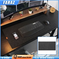 Large Gaming Mouse Pad Wool Felt with Rubber Base Anti-slip Computer Extended Mousepad Desk Mat
