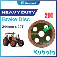 Brake Disc - Tractor Kubota M8540, M9540, M108S (244mm x 20T)