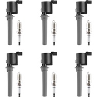 UIU Ignition Coil Packs & Spark Plugs Compatible with Ford Mazda Mercury Escape Freestyle Taurus Tri