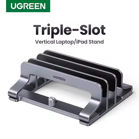 UGREEN Vertical Laptop Stand Holder For Macbook Pro Aluminum Foldable Notebook Stand Support Macbook