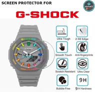 Casio G-Shock GA-2100 CASIOAK GREY RAINBOW TMJ SERIES 9H Watch Screen Protector Cover GSHOCK GA2100 Tempered Glass