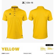CADENZA เสื้อโปโล เสื้อคอปก พรีเมี่ยม คาเดนซ่า รุ่น CDL-16 - สีแดง/ดำ/เขียว/ขาว/เหลือง