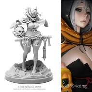 38mm  Beauty Soldier Goddess Series Resin soldier figure(Original white mold) A-406 G9C3