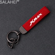 Motorcycle Keychain Suede Leather Keyring Charm Key Ring Accessories For Yamaha XMAX 125 18-20 250 300 2017 2018 2019 2020