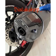 MT15 Carbon Kevlar Exhaust Cover