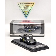 MINI STATION PORSCHE RWB 964 GT WING KEN BLOCK MONSTER ENERGY 43 LIMITED EDITION MATTE BLACK CODE