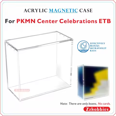 1 PCS Acrylic Magnetic Display Case For PKMN Center ETB(25th Anniversary Celebrations) Only