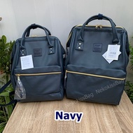 Nekokissbag Anello PU leather Backpack กระเป๋าเป้สะพายหลัง รุ่นหนัง พียู