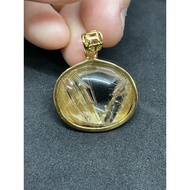 D7922 Selected Natural Crystal Raw Ore Titanium V-Shaped Pendant With Customized Collection Brocade 