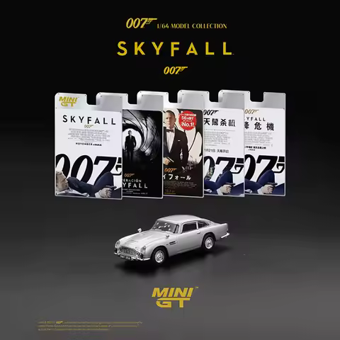 MiniGT 913 1:64 Aston Martin DB5 007 Skyfall James Bond Licensed Diecast Model Car Item#MGT00913-007