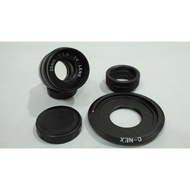 Fujian 25mm F1.4 CCTV Lens. C Adapter . 2x Macro Ring
