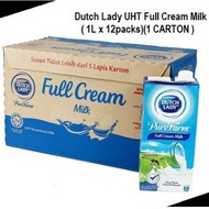 Dutch Lady UHT Full Cream Milk (1L x 12packs)(1 CARTON)
