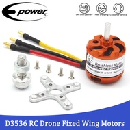 BAHARU 3536 Motor Tanpa Berus D3536 750KV 1000KV 910KV 1250KV Operasi Bunyi Rendah Helikopter Tork B