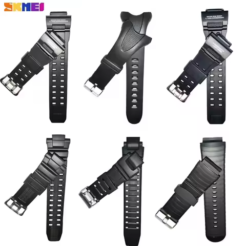 SKMEI Watch Band 1068 1025 1278 1251 2100 0931 1416 PU/Rubber Watches Strap For Skmei Different Mode
