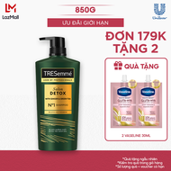 Dầu Gội TRESemmé Salon Detox Cho Tóc Sạch Sâu Gừng Và Trà Xanh Dưỡng Tóc Chắc Khỏe 850g