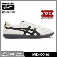 100% Original Onitsuka Tiger Tokuten White black gold for men's and women's Low-top casual sneakers
