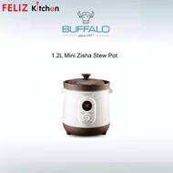 Buffalo Toros 1.2L Mini Multi-function Mini Stewpot KWT16 | 牛头牌 1.2公升 多功能 迷你 慢炖 天然紫砂锅