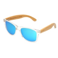 BOBO BIRD Men Wood Sunglasses Clear Color Women's Polarized Wooden Glasses Unisex Eyewears lunette de soleil femme CG008